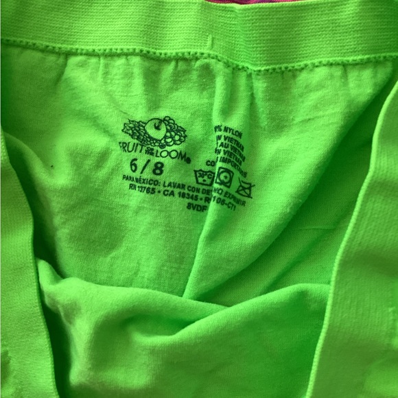 Girls Black Sports Bra with Colorful Panties and black tights - Picture 8 of 16